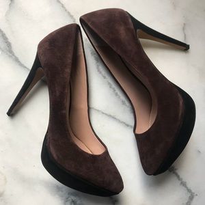 Vince Camuto Suede 2 Tone Stilettos